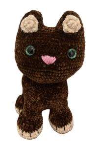 amigurumi macska, amigurumi cica, plüssfonal