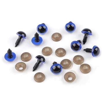 Színes biztonsági szem 12 mm (deltakék)