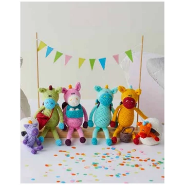 Catania Amigurumi box - Sárkány család