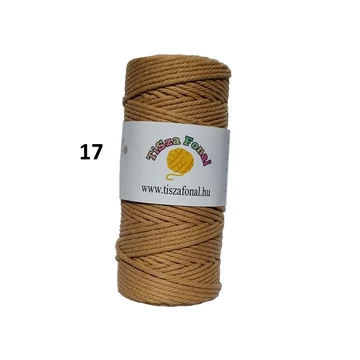 TiSza makramé fonal 3mm-es, 280g (színkód:17)