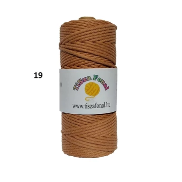 TiSza makramé fonal 3mm-es, 280g (színkód:19)