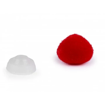 Biztonsági bársony orr 10x12 mm (piros) 