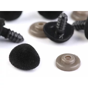 Biztonsági bársony orr 11x14 mm (fekete)