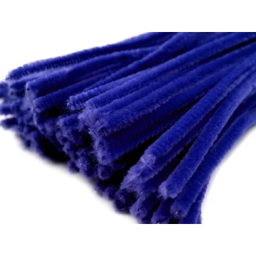 Zsenília drót 30 cm tengerészkék