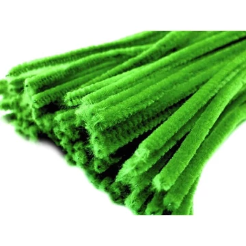 Zsenília drót 30 cm fűzöld