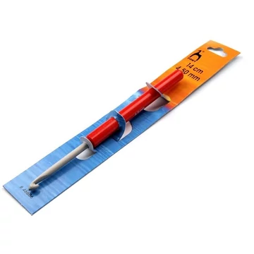 Horgolótű 4,5 mm, alumínium, műanyag nyéllel