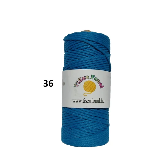 TiSza makramé fonal 3mm-es, 280g (színkód:36)