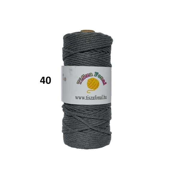 TiSza makramé fonal 3mm-es, 280g (színkód:40)