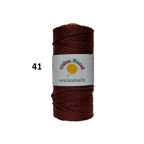 TiSza makramé fonal 3mm-es, 280g (színkód:41)