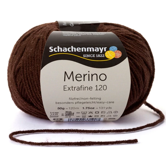 Merino Extrafine 120 gyapjú fonal (színkód:112)
