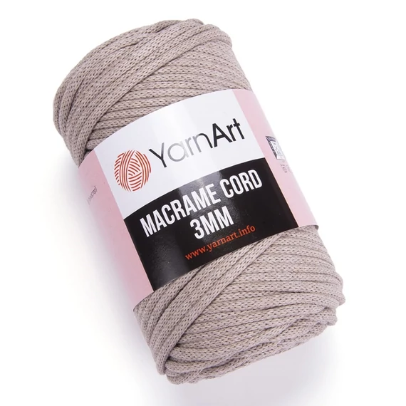 Yarnart zsinórfonal (cord, 3mm) (színkód:768)