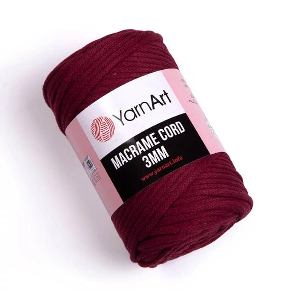 Yarnart zsinórfonal (cord, 3mm) (színkód:781)
