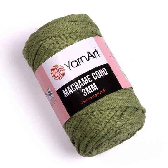 Yarnart zsinórfonal (cord, 3mm) (színkód:787)