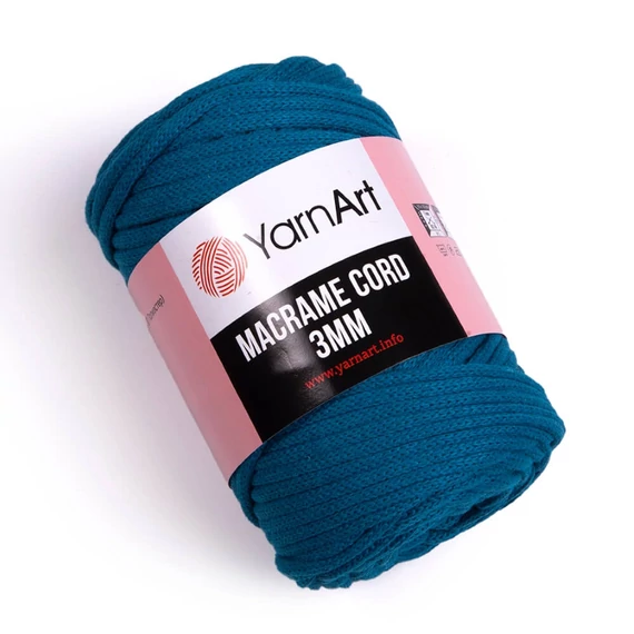 Yarnart zsinórfonal (cord, 3mm) (színkód:789)
