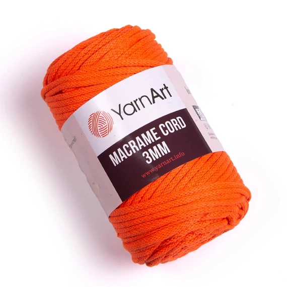 Yarnart zsinórfonal (cord, 3mm) (színkód:800)