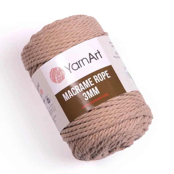 Yarnart makramé fonal kifésülhető (rope, 3mm) (színkód:768)