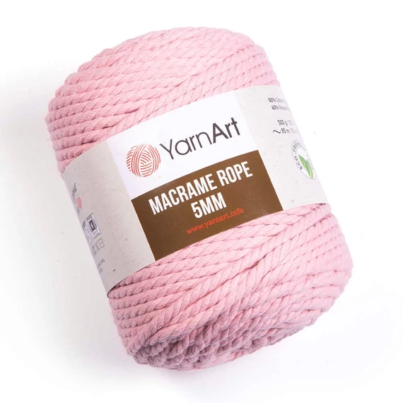 Yarnart makramé fonal, kifésülhető (rope, 5 mm) (színkód:762)