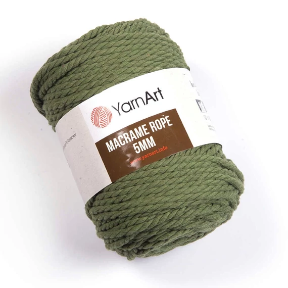 Yarnart makramé fonal, kifésülhető (rope, 5 mm) (színkód:787)