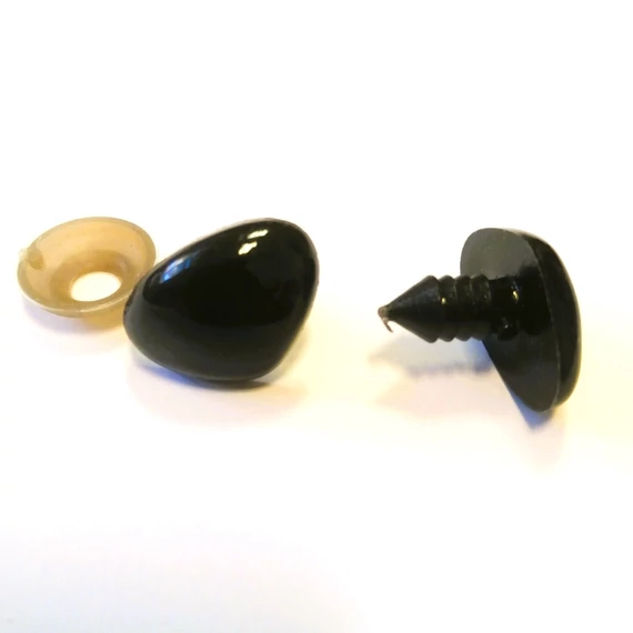Biztonsági orr 15x20 mm (fekete)