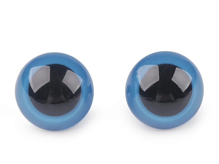 Színes biztonsági szem 18 mm (kék)