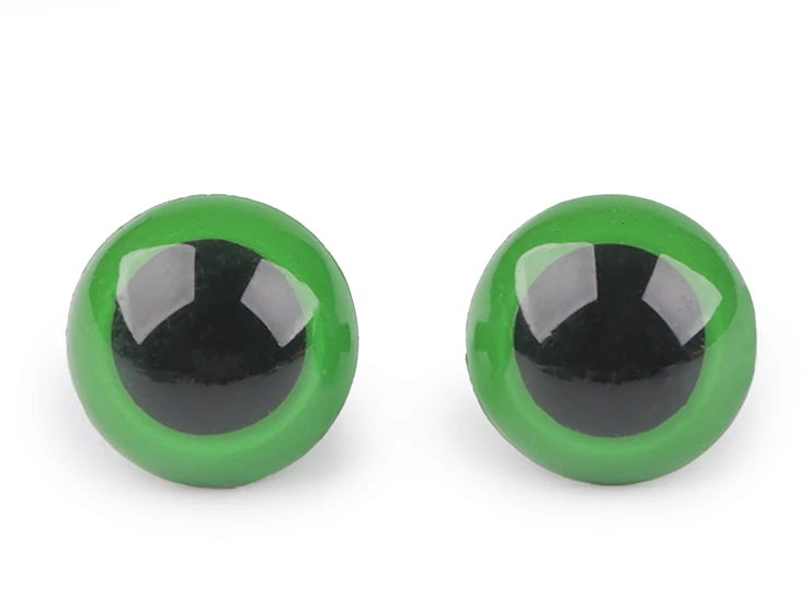 Színes biztonsági szem 18 mm (zöld)