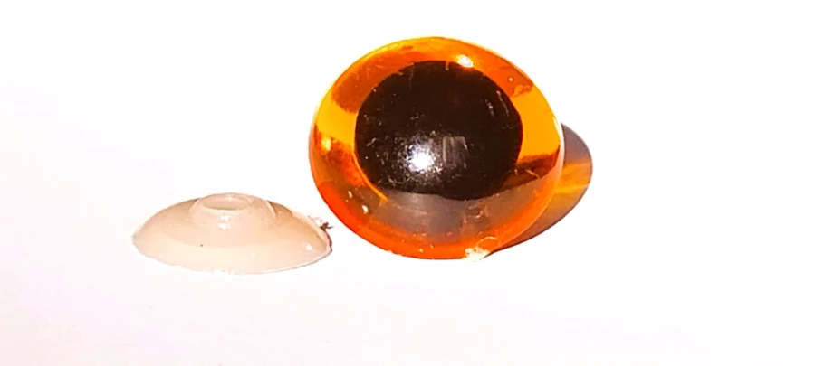 Színes biztonsági szem 26 mm (borostyán)