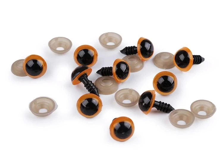 Színes biztonsági szem 12 mm (mélysárga)