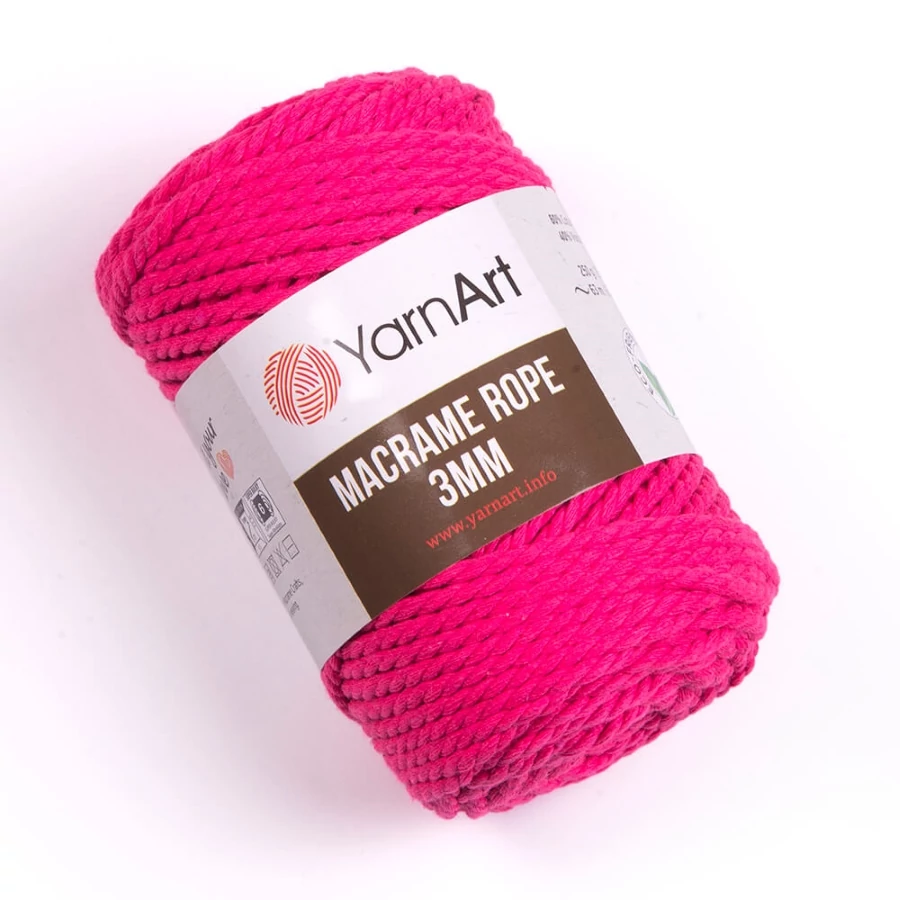 Yarnart makramé fonal kifésülhető (rope, 3mm) (színkód:803)