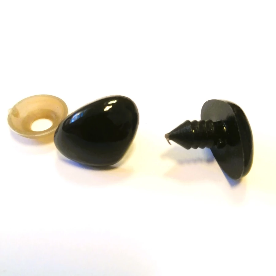 Biztonsági orr 15x20 mm (fekete)